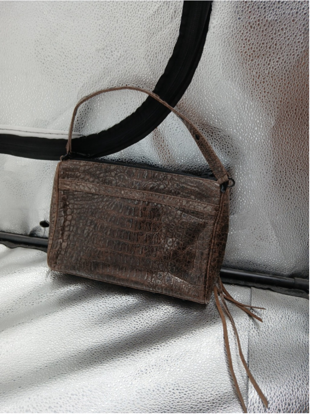Rebecca Minkoff Brown Large Mac Altered Bag Purse - Picture 3 of 16